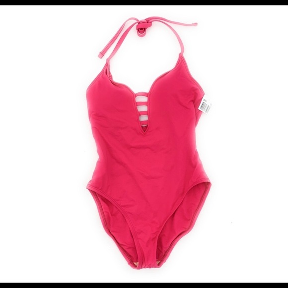 La Blanca Other - La Blanca Pink One Piece Strappy Swimsuit NEW 6